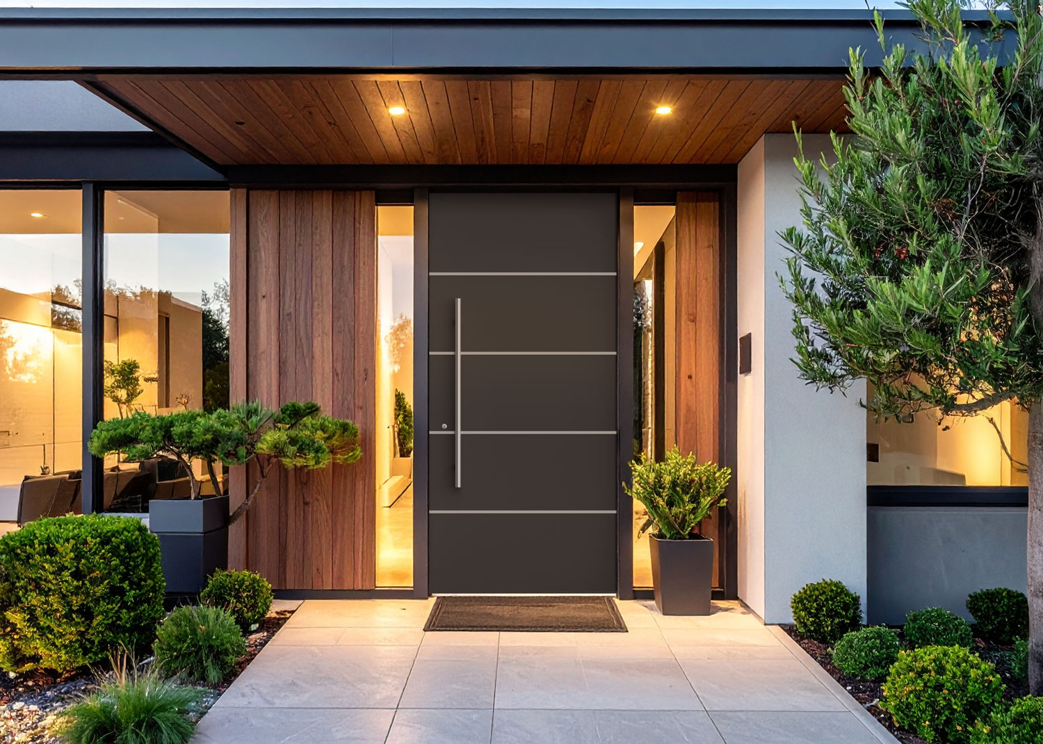 aluminum entry doors