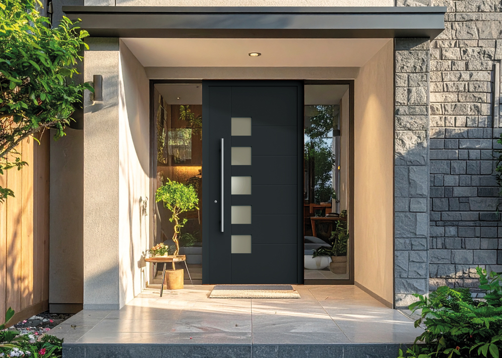 porte d'entr&eacute;e d'une habitation